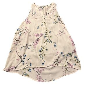 Floral Sleeveless Blouse